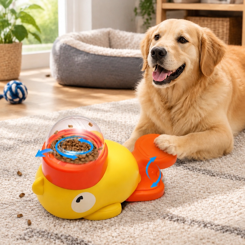 Interactive Pet Feeder Toy wit - огляд і ціна Dog Puzzle Feeder Toy