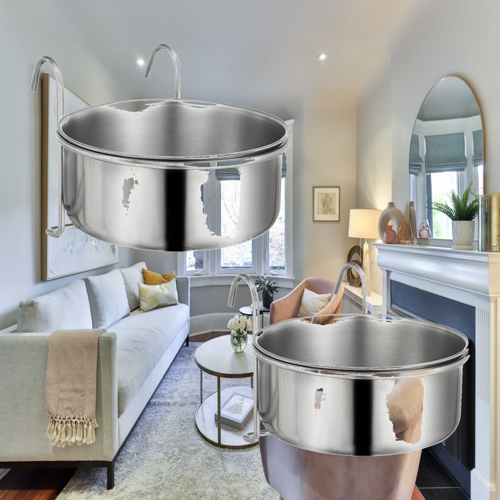 Industrial Bowl for Pets 2 Pie - огляд і ціна Pet Feeders