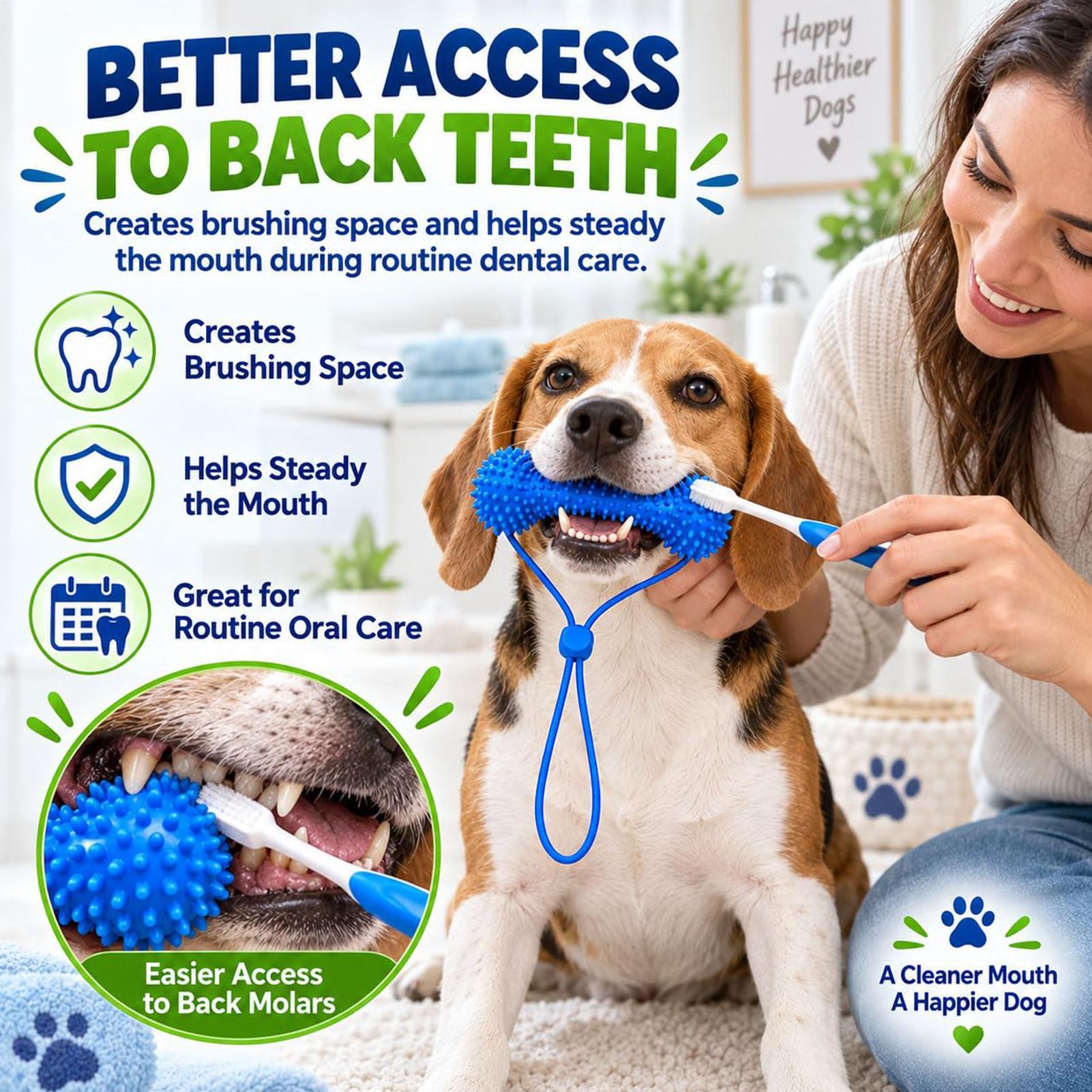 Dog Teeth Cleaning Toy Rubber  - огляд і ціна Teeth Cleaning Dog Chew Bone