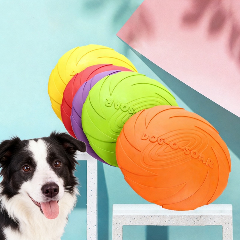 Interactive Silicone Flying Sa - огляд і ціна Flying Disc Dog Training Toy
