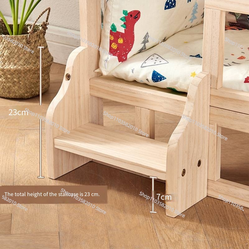 Solid Wood Double-Layer Pet Be - огляд і ціна Pet Beds