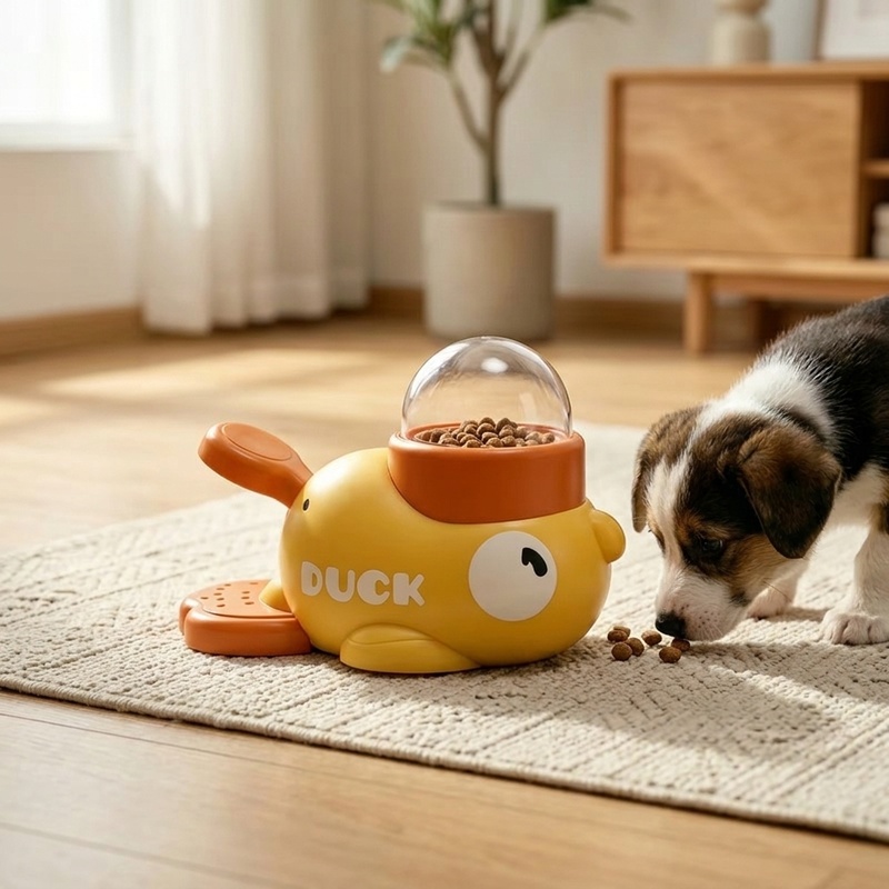Interactive Yellow Duck Dog Fe - огляд і ціна Dog Puzzle Feeder Toy