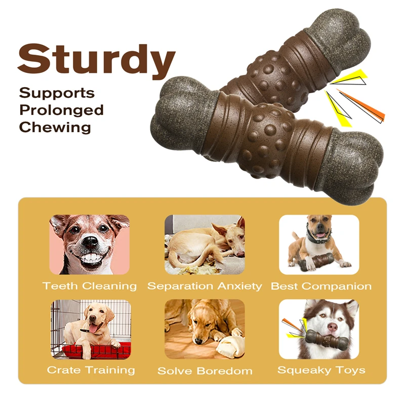 Large Dog Chew Toys Tougher th - огляд і ціна Indestructible Dog Chew Toy