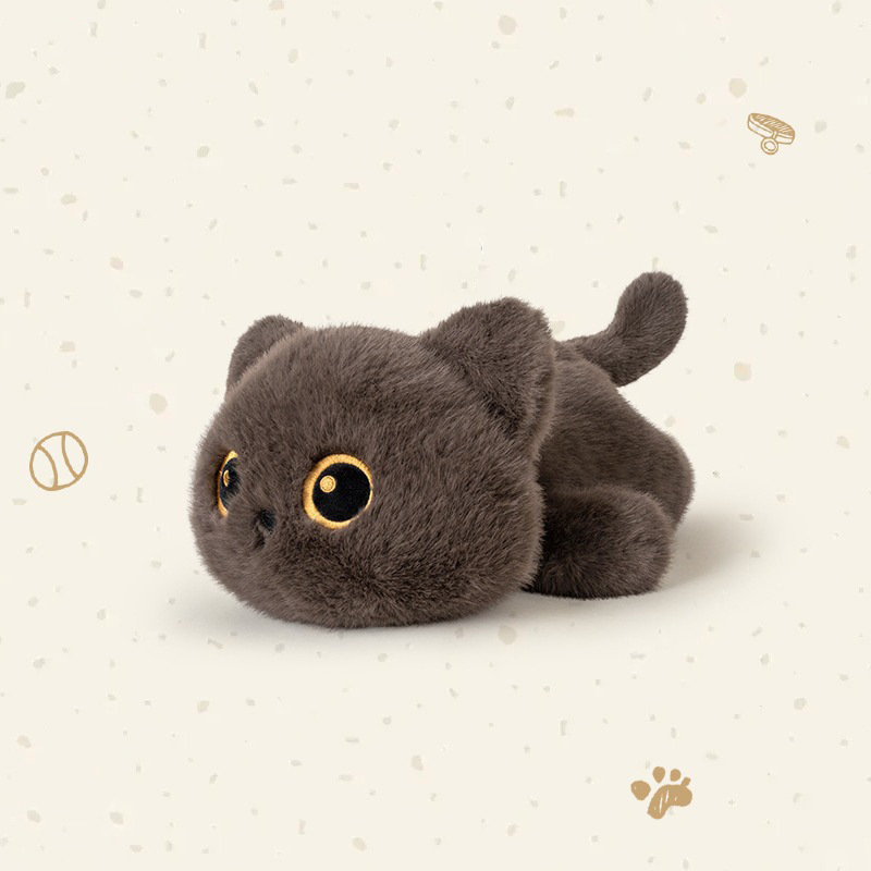 Cute Lying Siamese Cat Plush D - огляд і ціна Cat Toys