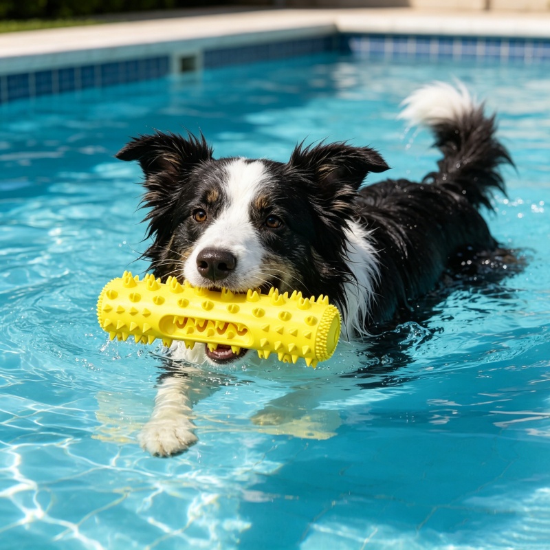 Durable Squeaky TPR Dog Chew T - огляд і ціна Rubber Treat Dispensing Dog Toy