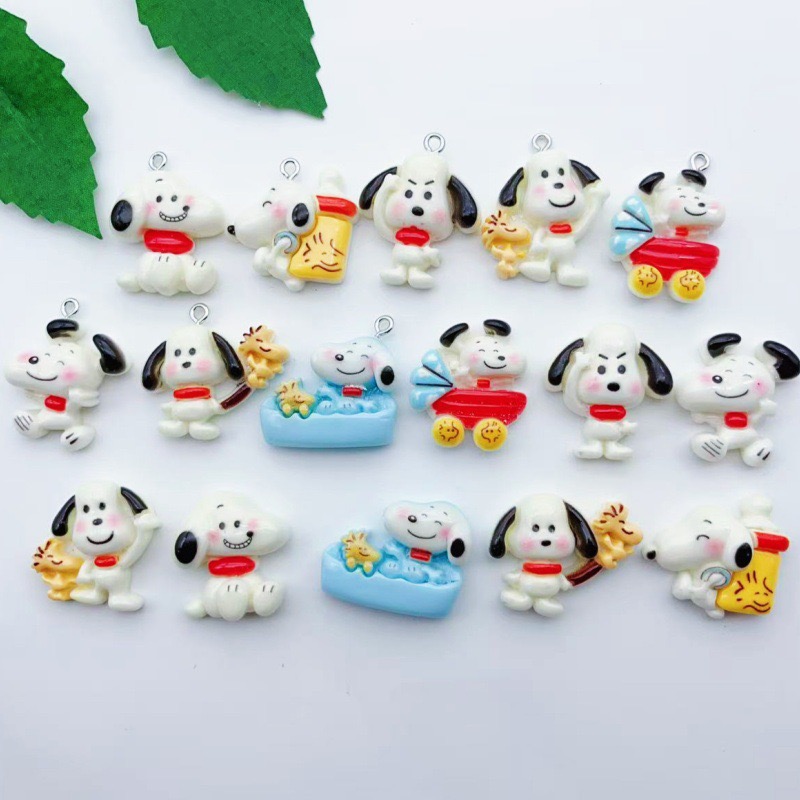 12pcs resin cartoon dog pendan - огляд і ціна Dog Toys